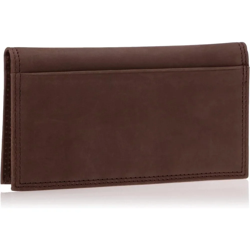 Timberland PRO Men's Leather Long Bifold Rodeo Wallet with RFID